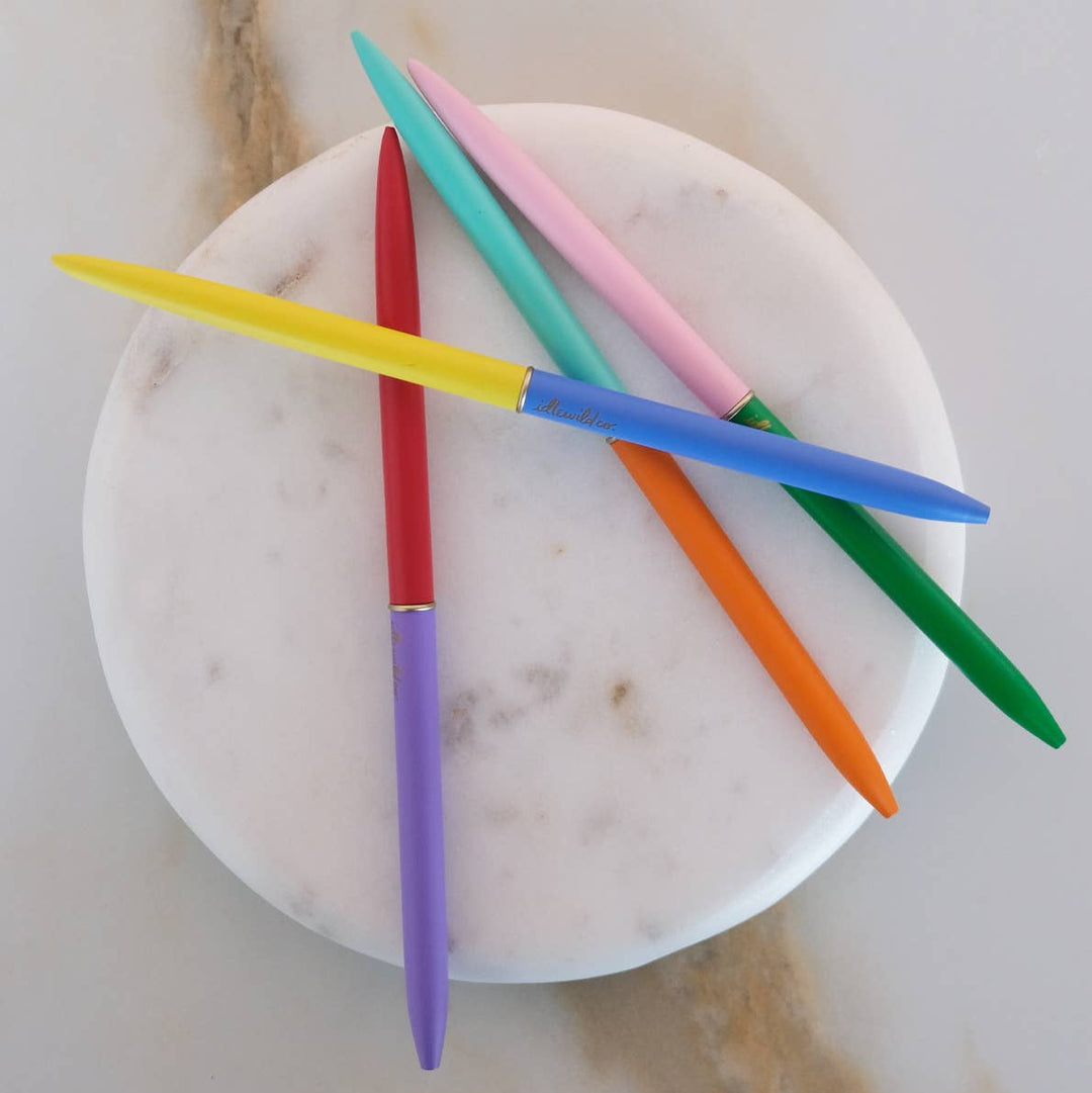 Duo-Tone Slim Pen Set of Four