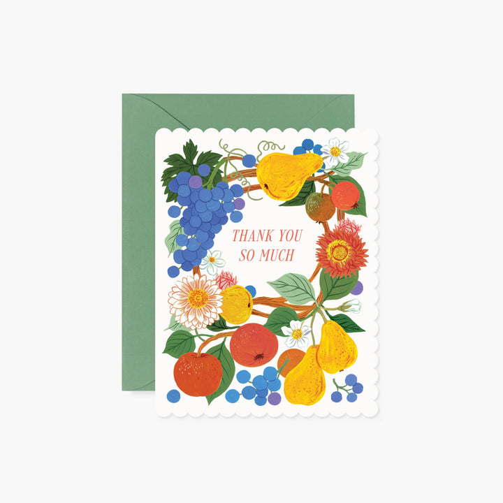 Harvest Thank You Greeting Card