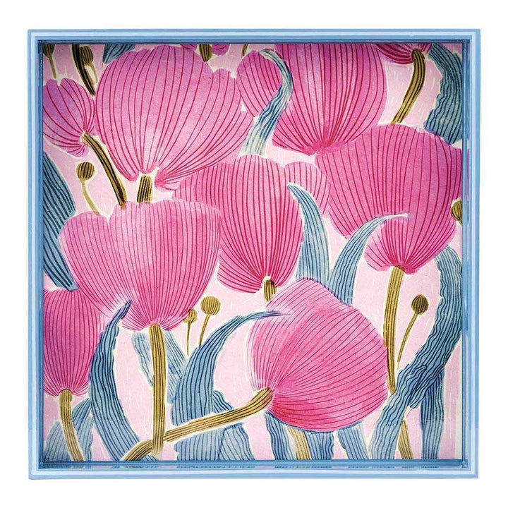 Tulip Blooms Square Tray