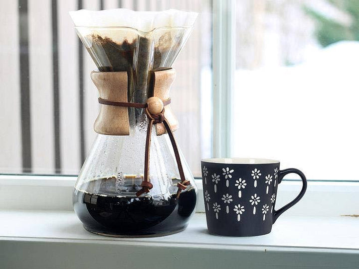 Graphic Navy Mini Flowers Mug