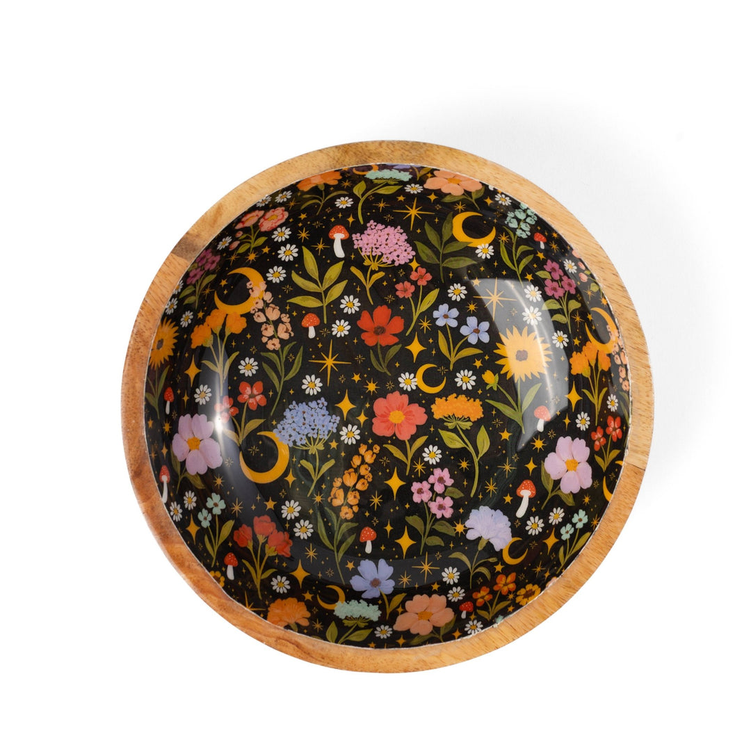 Celestial Garden Mango Wood Bowl - Merry PigletsElyse Breanne Design