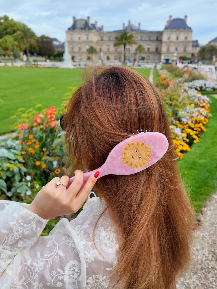 Celestial Sun Amazing Hair Day Brush - Merry PigletsSolar Eclipse