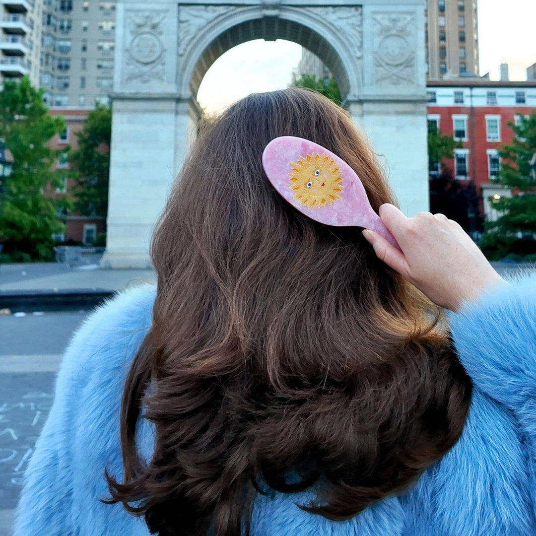 Celestial Sun Amazing Hair Day Brush - Merry PigletsSolar Eclipse