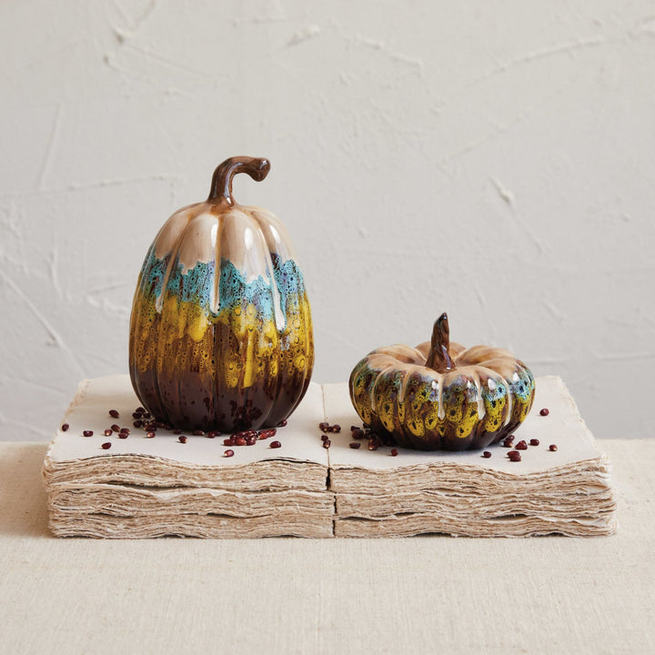 Reactive Glaze Pumpkin