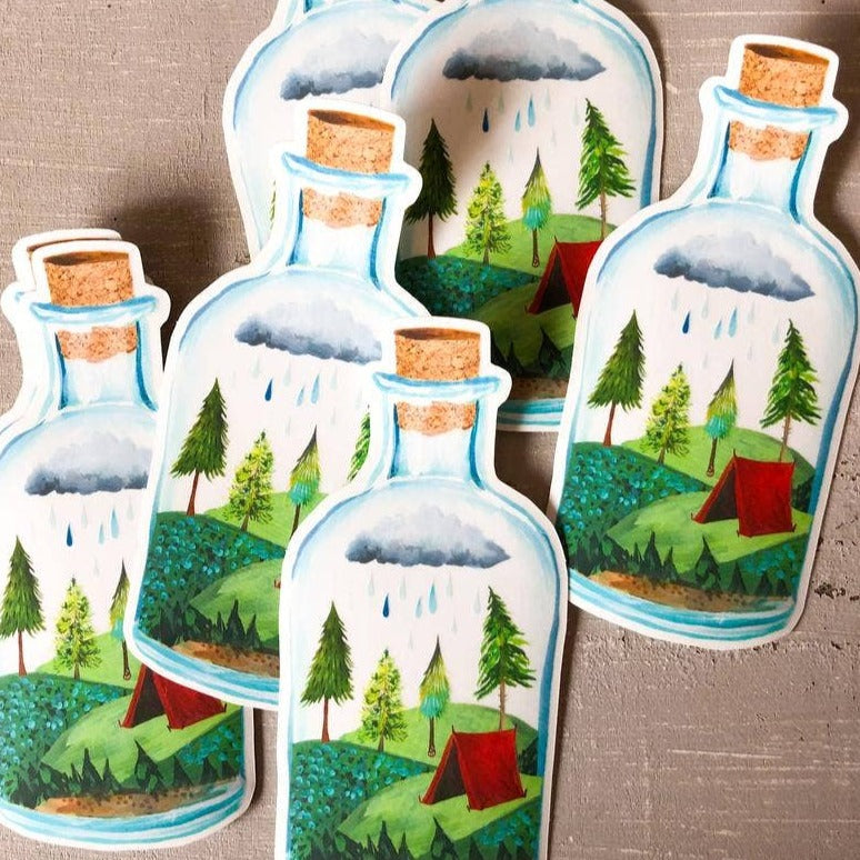 Wilderness in a Bottle Sticker - Merry Piglets