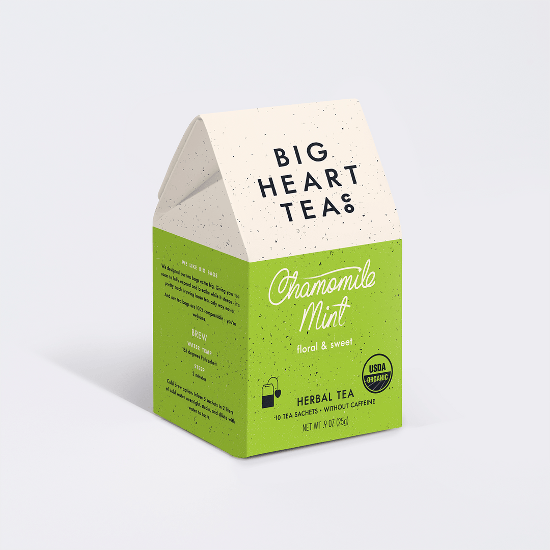 Chamomile Mint Tea Bags - Merry PigletsBig Heart Tea Co.