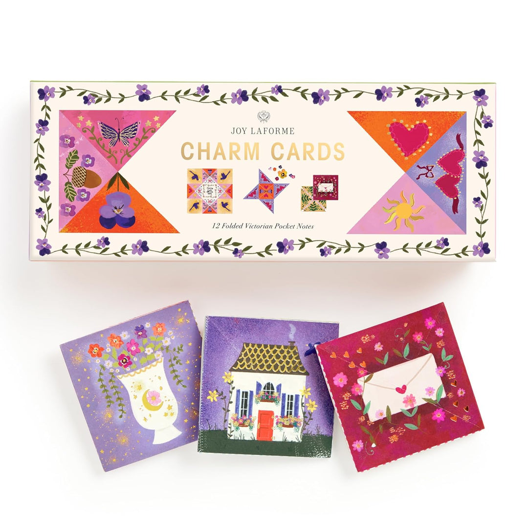 Charm Cards Pocket Note Set - Merry PigletsChronicle Books