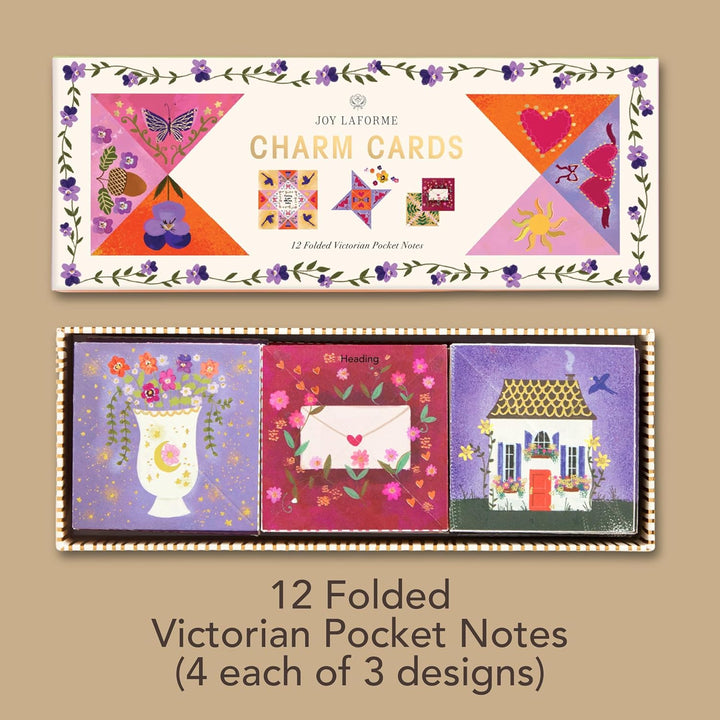 Charm Cards Pocket Note Set - Merry PigletsChronicle Books