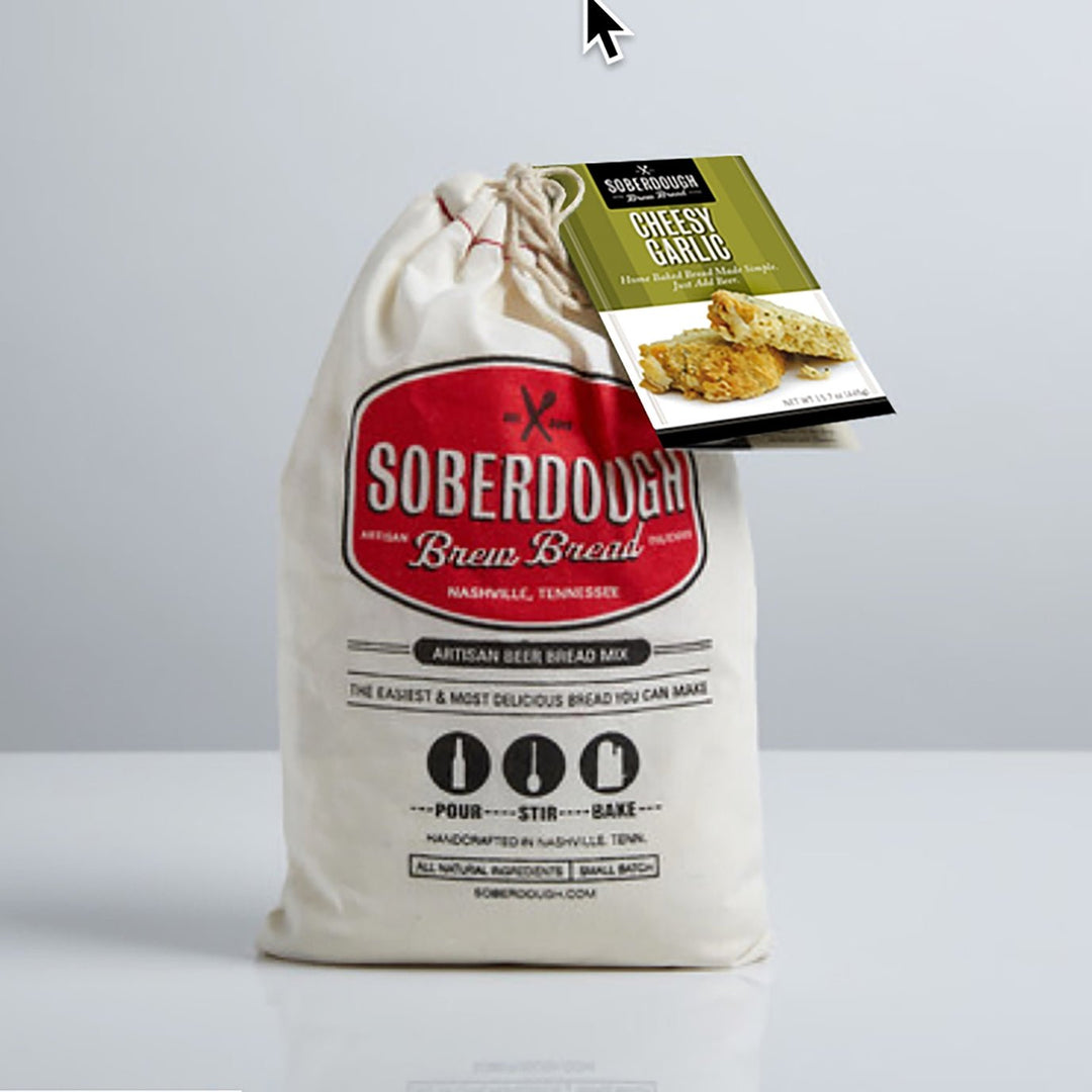 Cheesy Garlic Beer Bread Mix - Merry PigletsSoberdough
