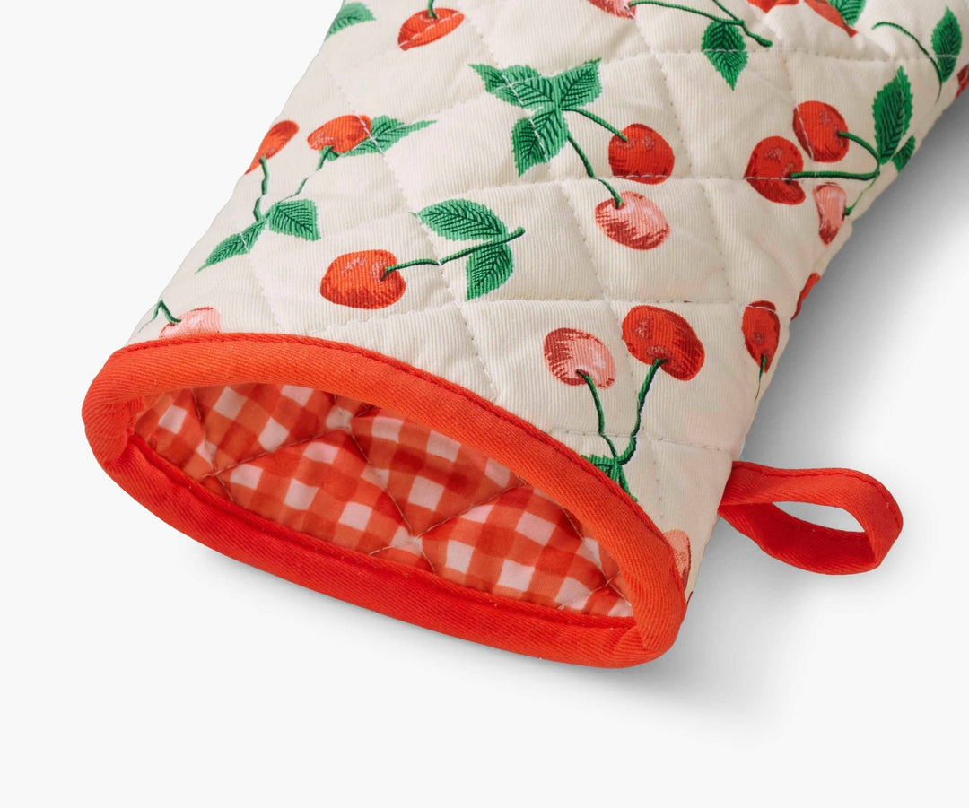 Cherries Oven Mitt - Merry PigletsRifle Paper Co.