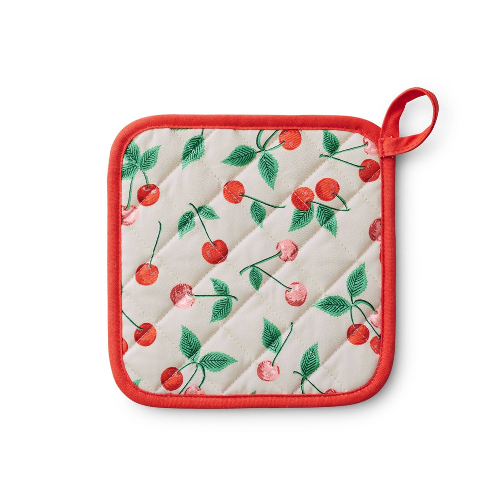Cherries Pot Holder - Merry PigletsRifle Paper Co.