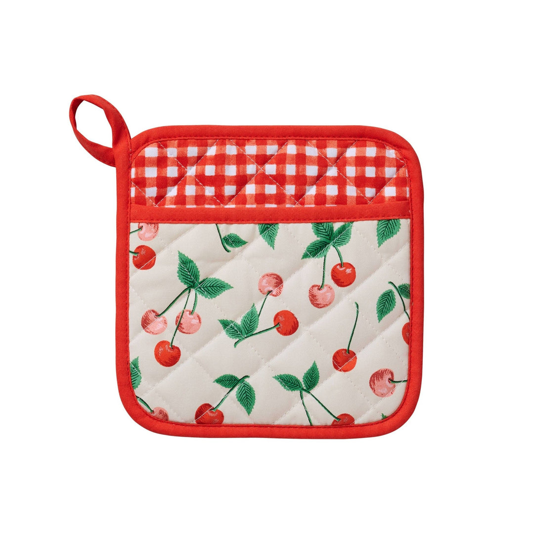 Cherries Pot Holder - Merry PigletsRifle Paper Co.