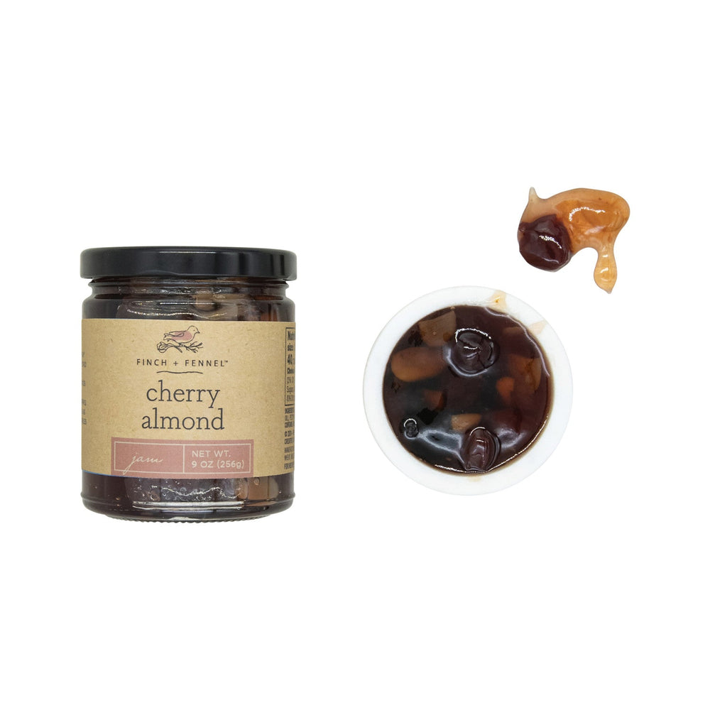 Cherry Almond Jam - Merry PigletsFinch & Fennel