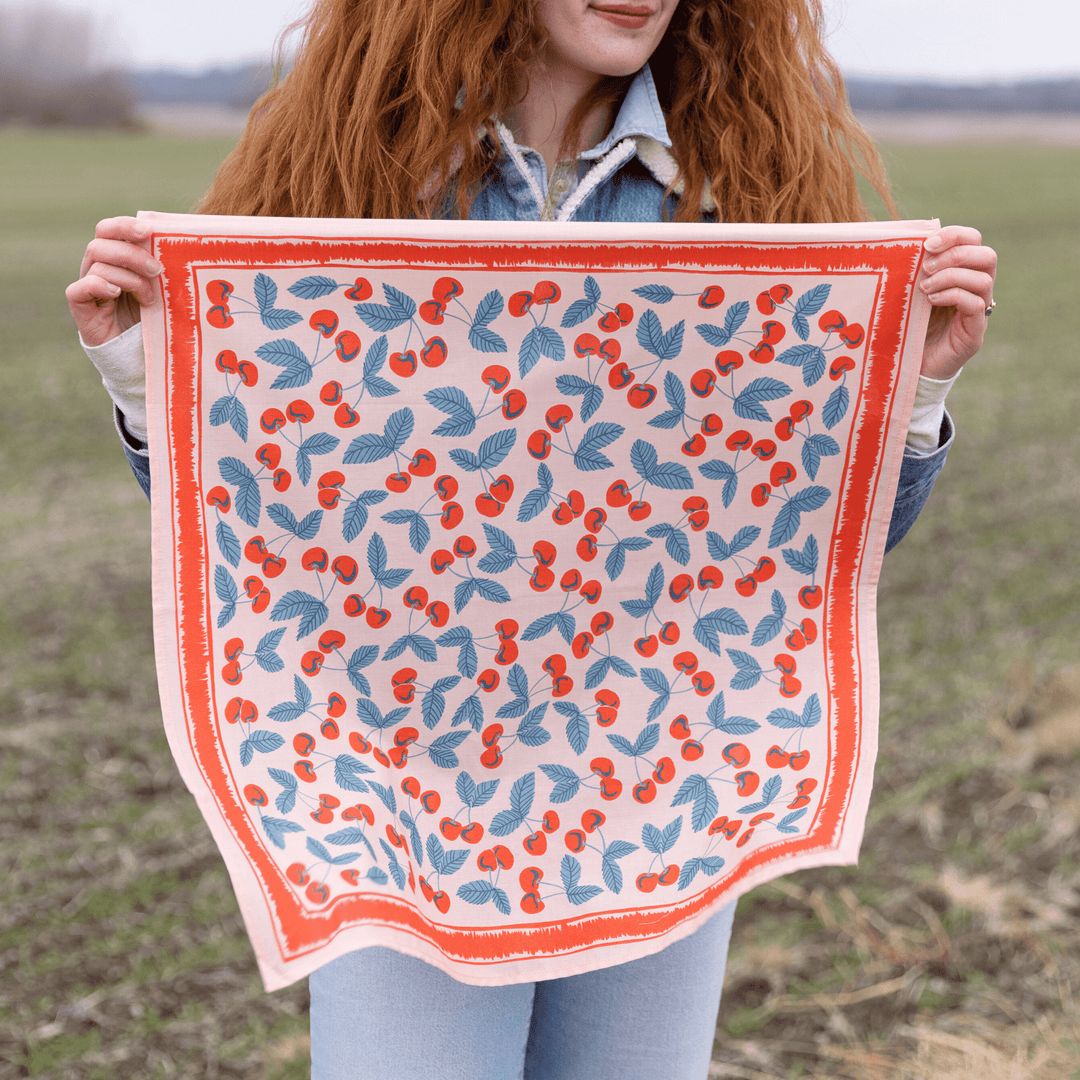 Cherry Bandana - Merry PigletsHandker Bandanas
