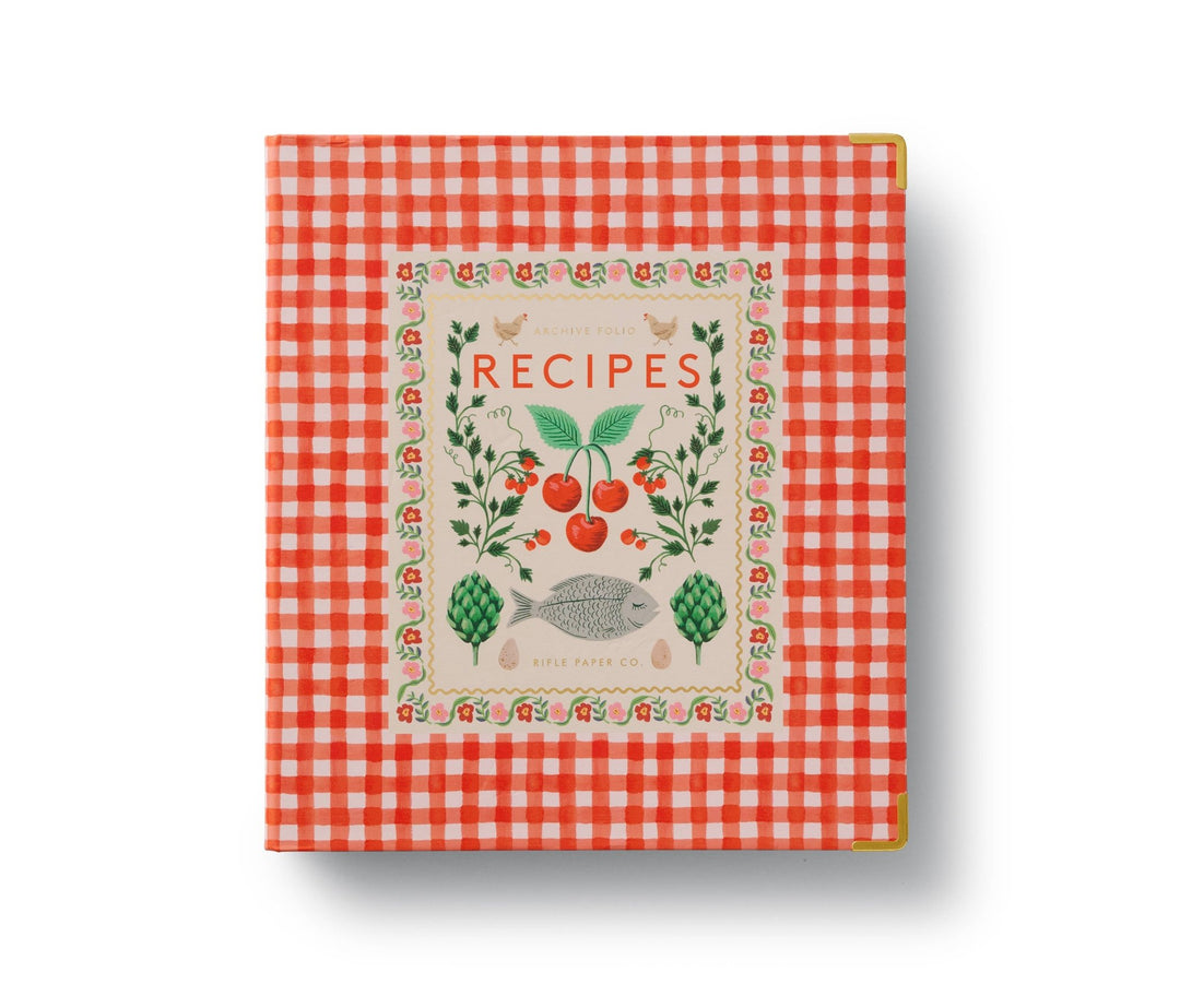 Cherry Farm Recipe Binder - Merry PigletsRifle Paper Co.