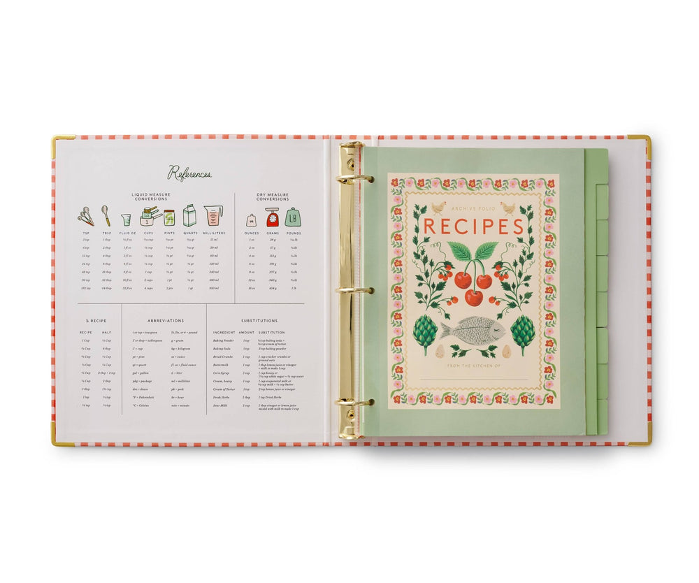 Cherry Farm Recipe Binder - Merry PigletsRifle Paper Co.