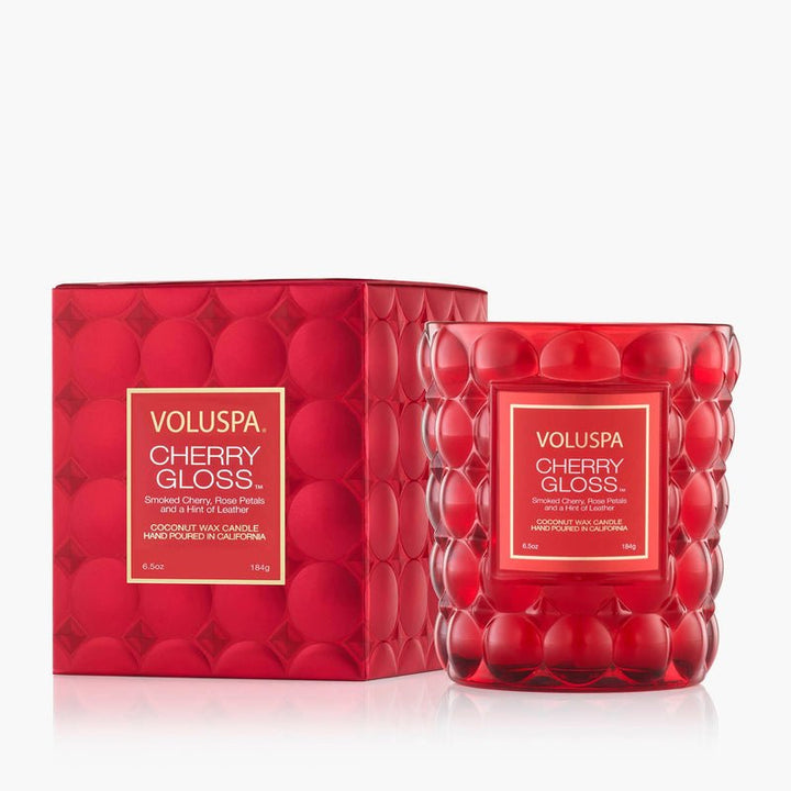 Cherry Gloss Boxed Candle - Merry PigletsVoluspa