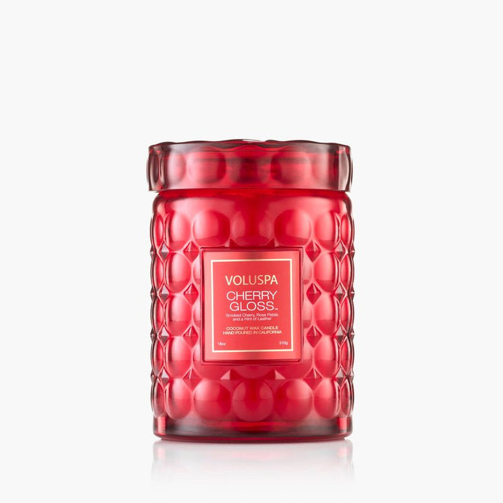 Cherry Gloss Large Jar Candle - Merry PigletsVoluspa