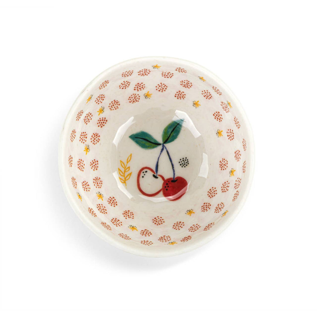 Cherry Melamine Dip Bowl - Merry PigletsDEMDACO