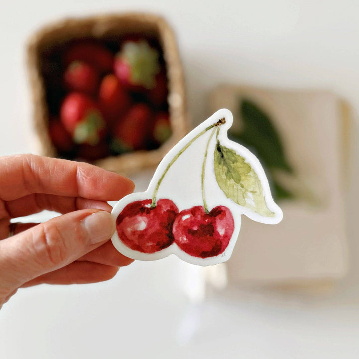 Cherry Sticker - Merry Pigletsemily lex studio