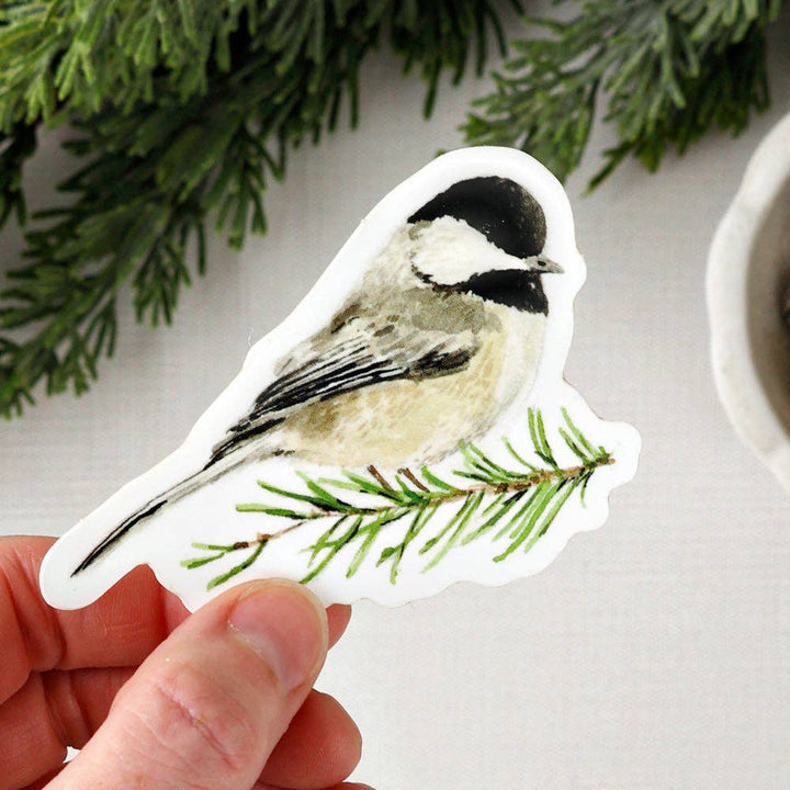 Chickadee Sticker - Merry Pigletsemily lex studio