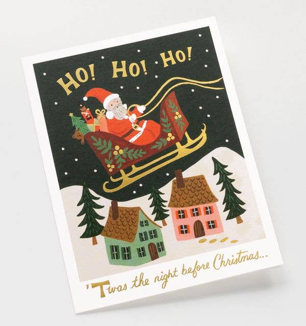 Christmas Delivery Greeting Card - Merry PigletsRifle Paper Co.