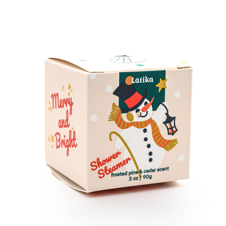 Christmas Snow Shower Steamer Cube - Merry PigletsLatika Beauty