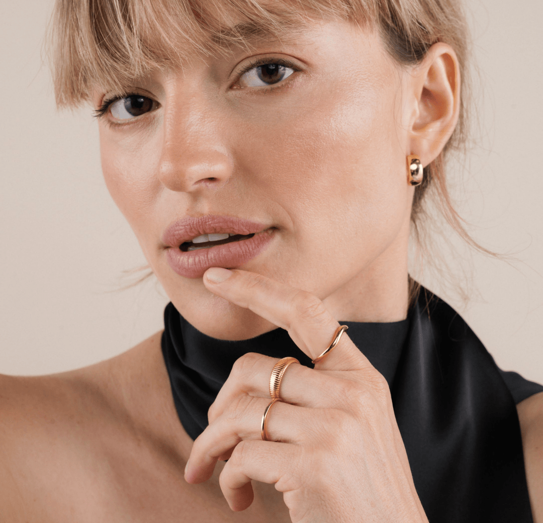 Chunky Gold Hoop Earrings - Merry PigletsJaxKelly