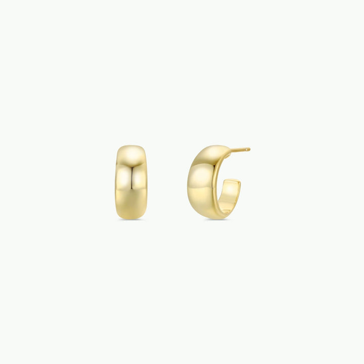 Chunky Gold Hoop Earrings - Merry PigletsJaxKelly