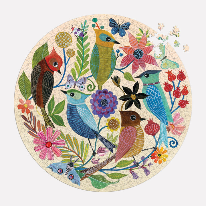 Circle of Avian Friends 1000 Piece Puzzle