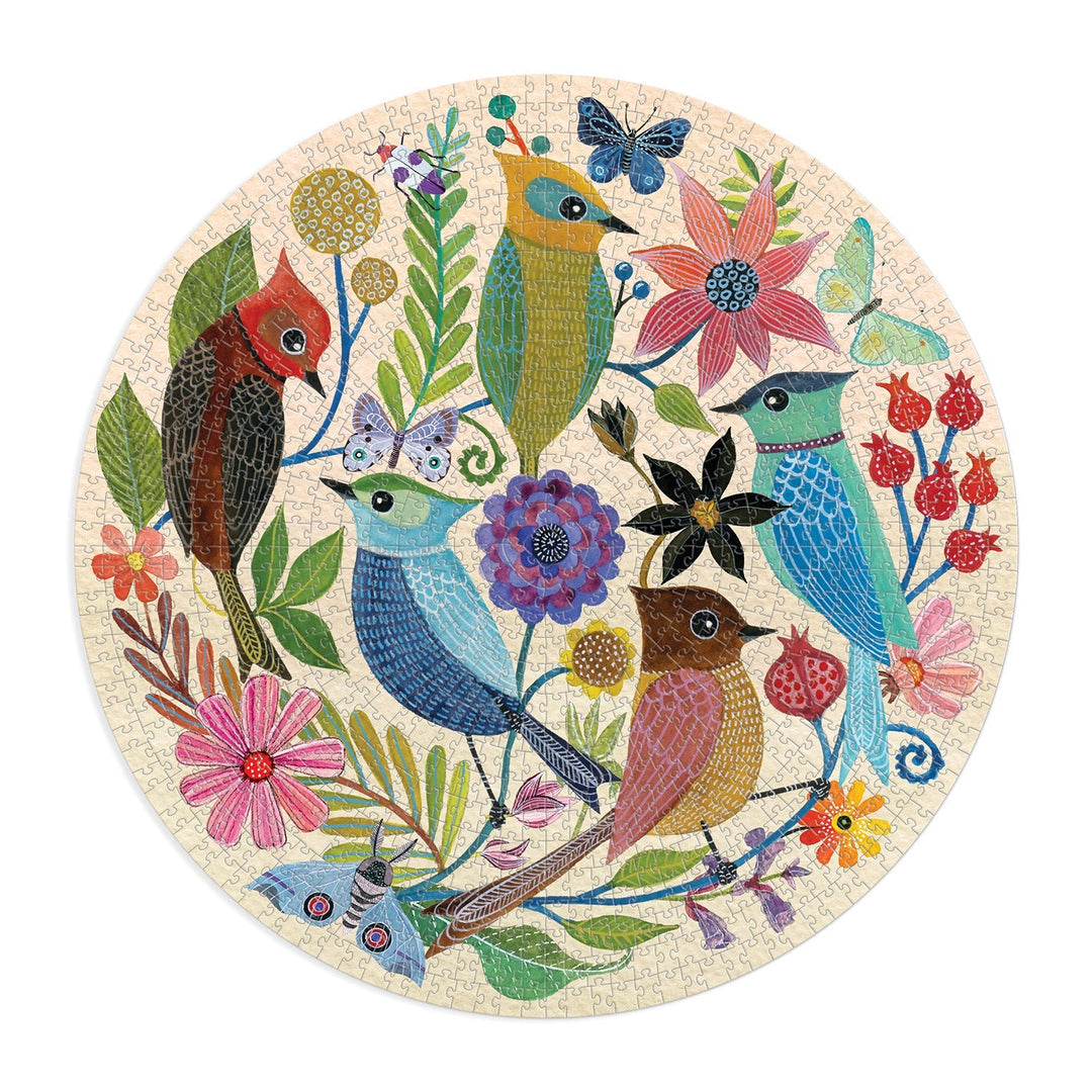 Circle of Avian Friends 1000 Piece Puzzle