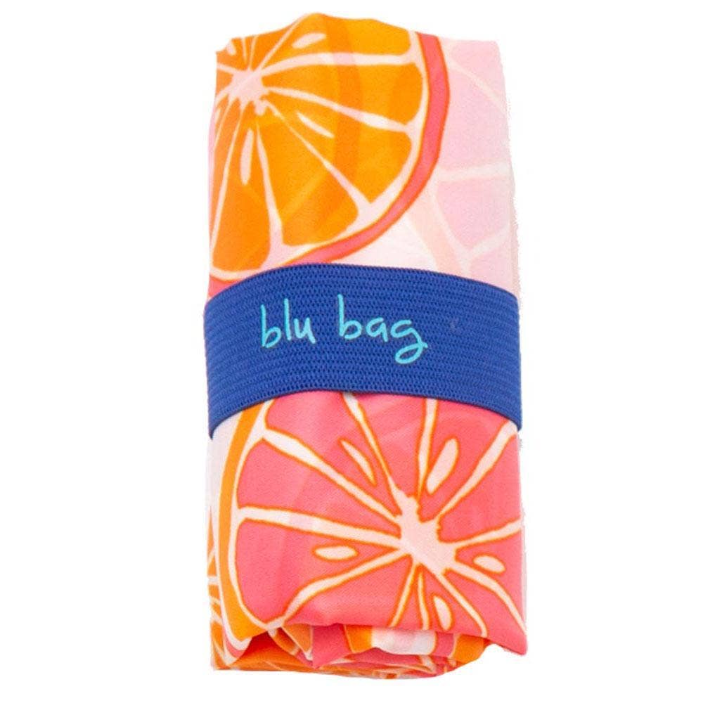 Citrus Red Reusable Shopper Tote Bag - Merry Pigletsrockflowerpaper
