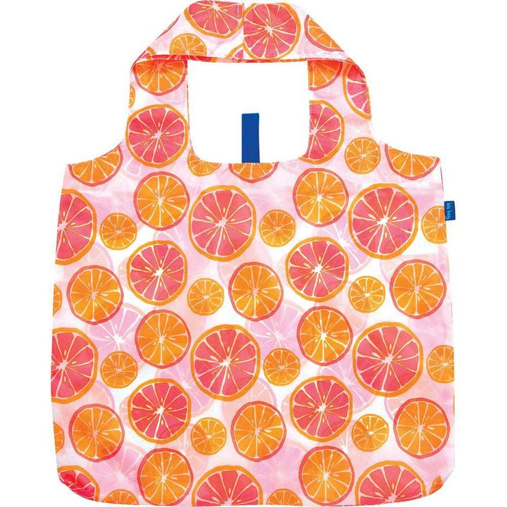 Citrus Red Reusable Shopper Tote Bag - Merry Pigletsrockflowerpaper
