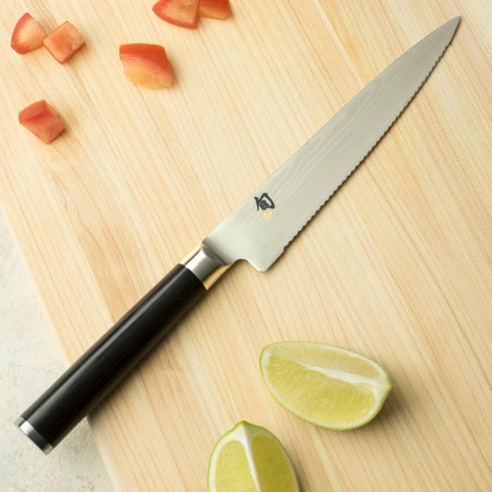 Classic 6" Serrated Utility Knife - Merry PigletsShun Kai
