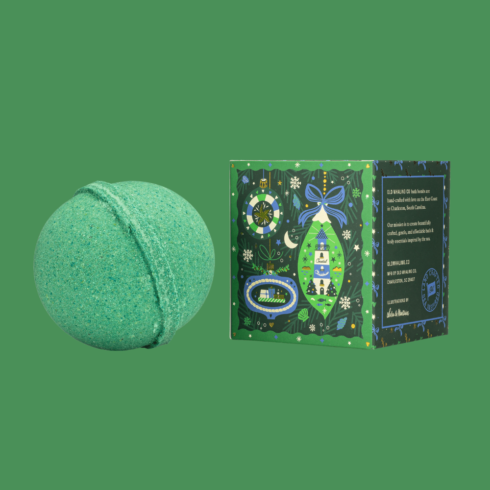 Coastal Christmas Bath Bomb - Merry PigletsOld Whaling Company