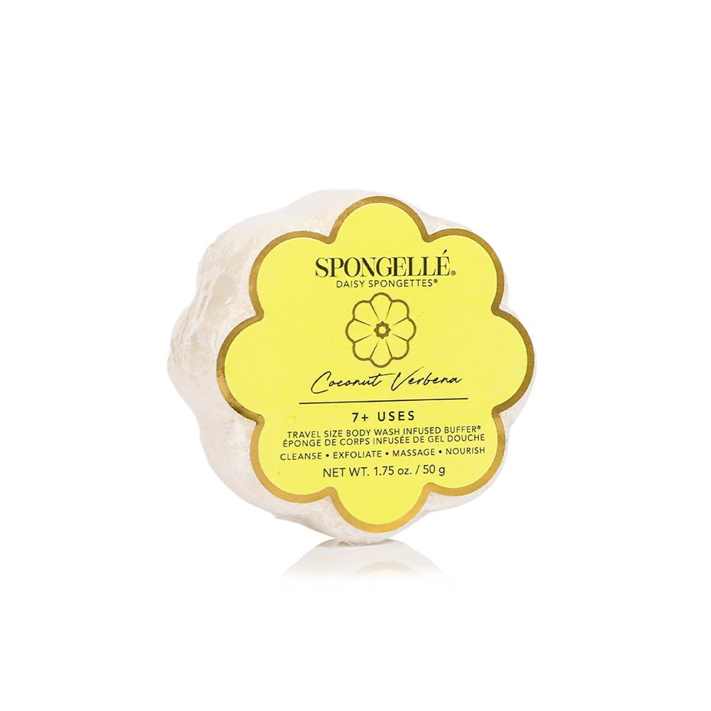 Coconut Verbena Daisy Spongette - Merry PigletsSpongellé