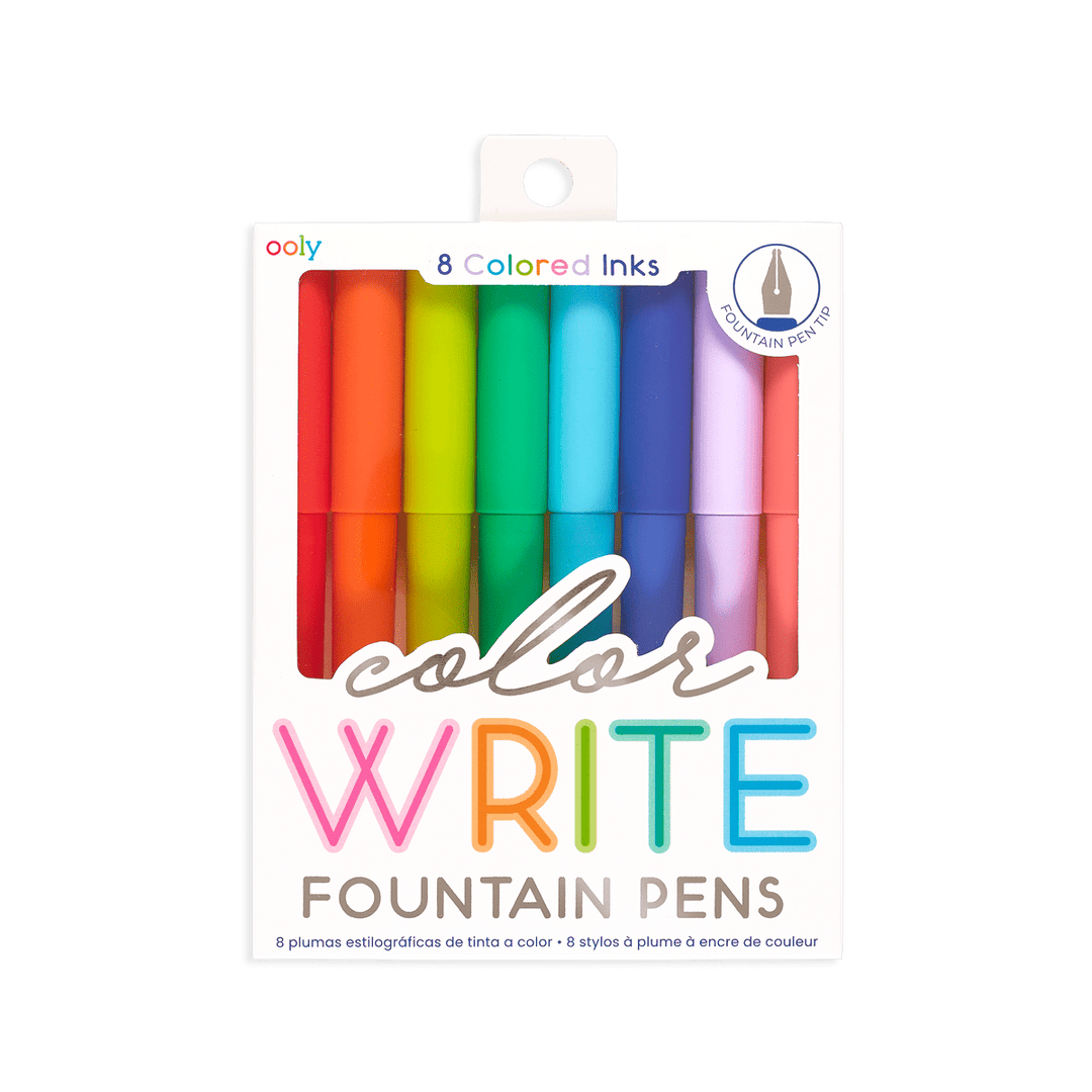 Color Write Fountain Pens - Merry PigletsOOLY