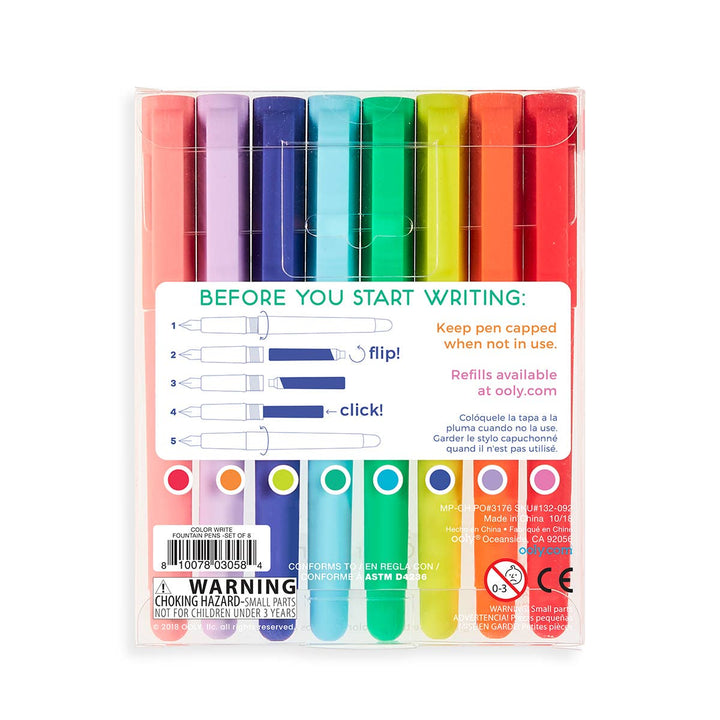 Color Write Fountain Pens - Merry PigletsOOLY
