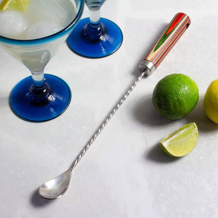 Colorful Bar Spoon - Merry PigletsTotally Bamboo