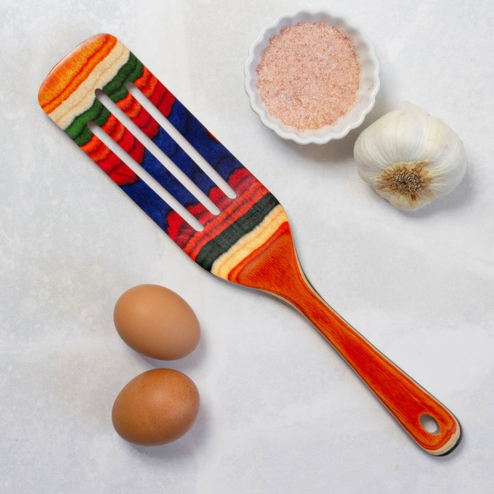 Colorful Birch Wood Spatula - Merry PigletsTotally Bamboo