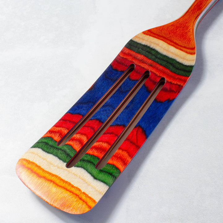 Colorful Birch Wood Spatula - Merry PigletsTotally Bamboo