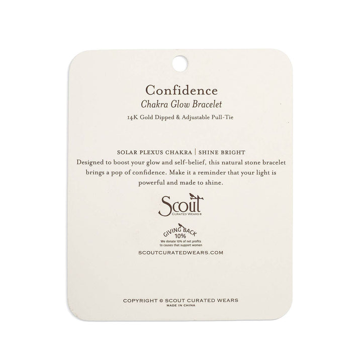 Confidence Chakra Glow Bracelet - Merry PigletsScout Curated Wears