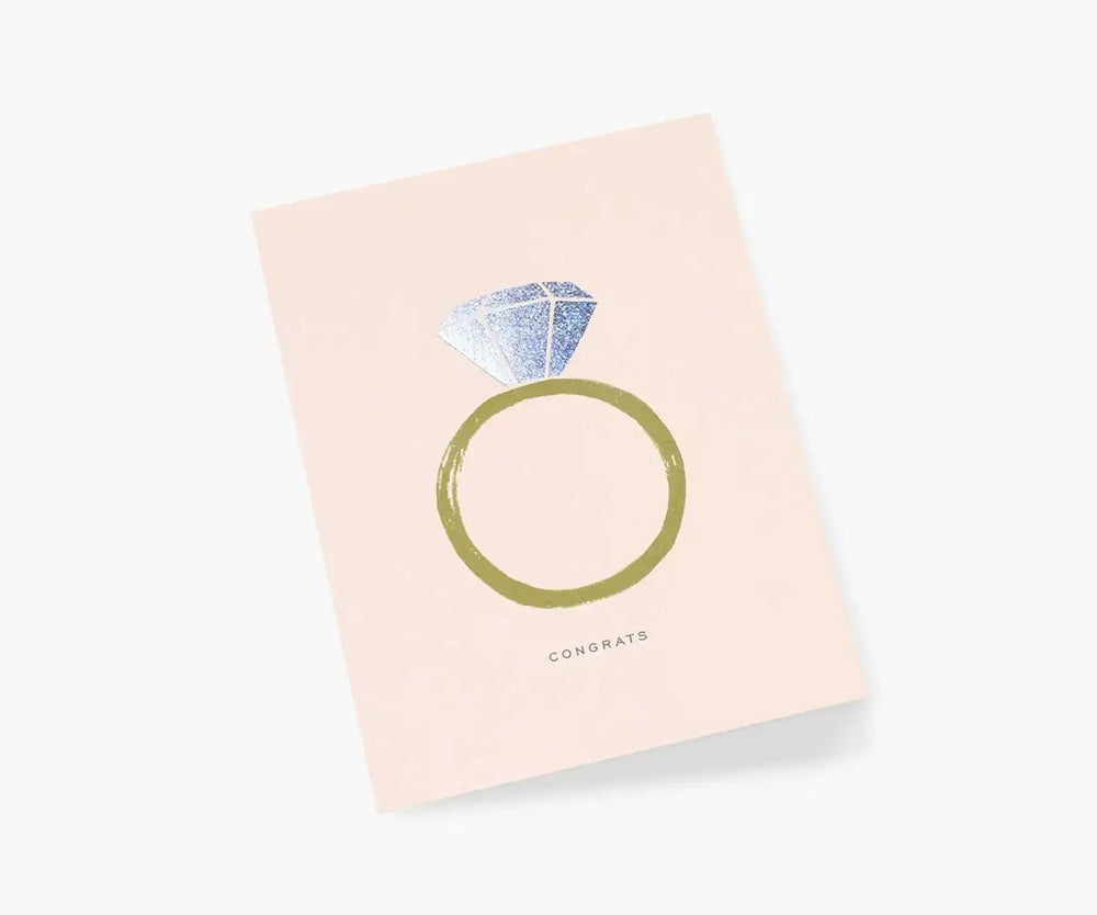 Congrats Engagement Greeting Card - Merry PigletsRifle Paper Co.