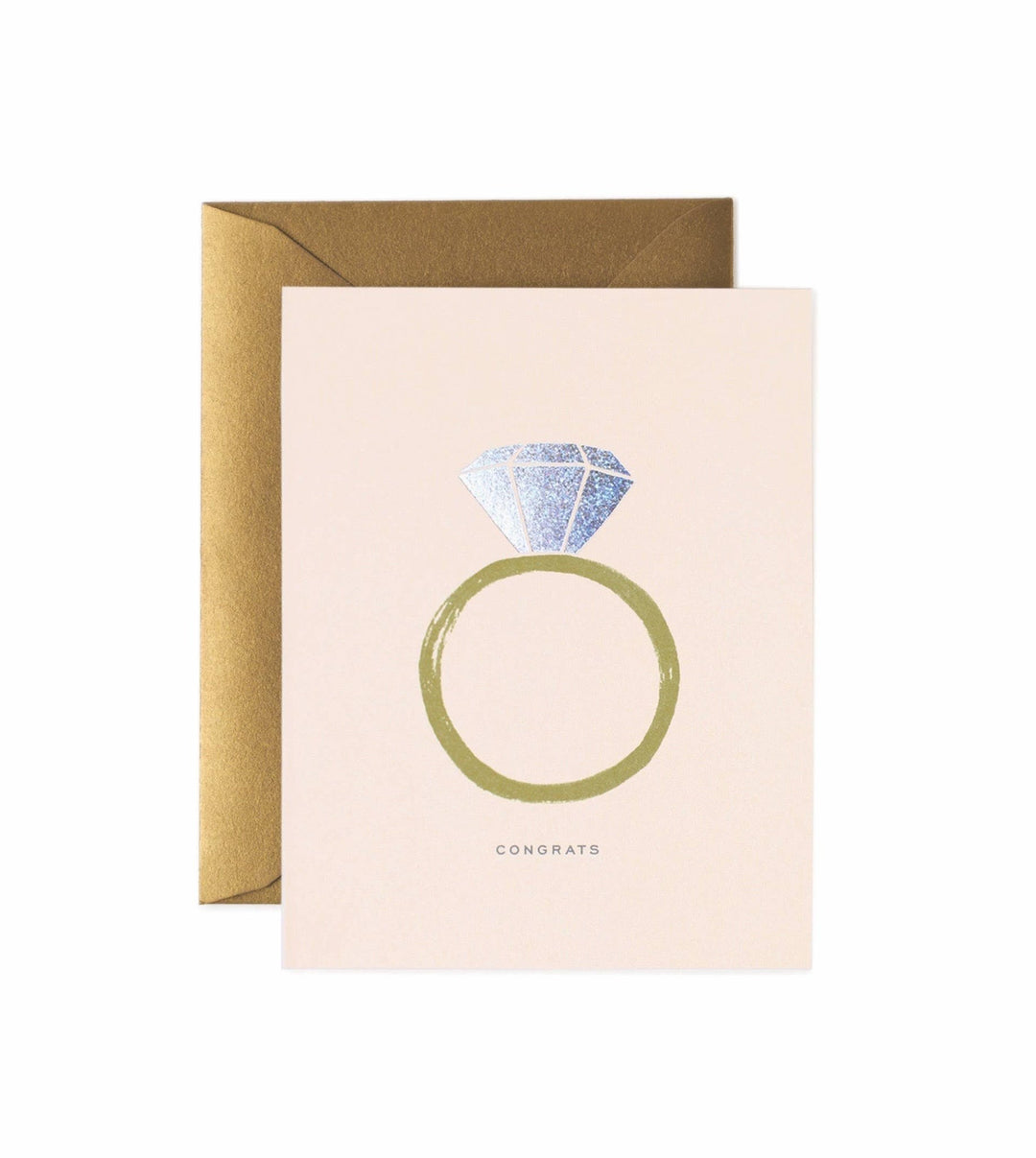 Congrats Engagement Greeting Card - Merry PigletsRifle Paper Co.