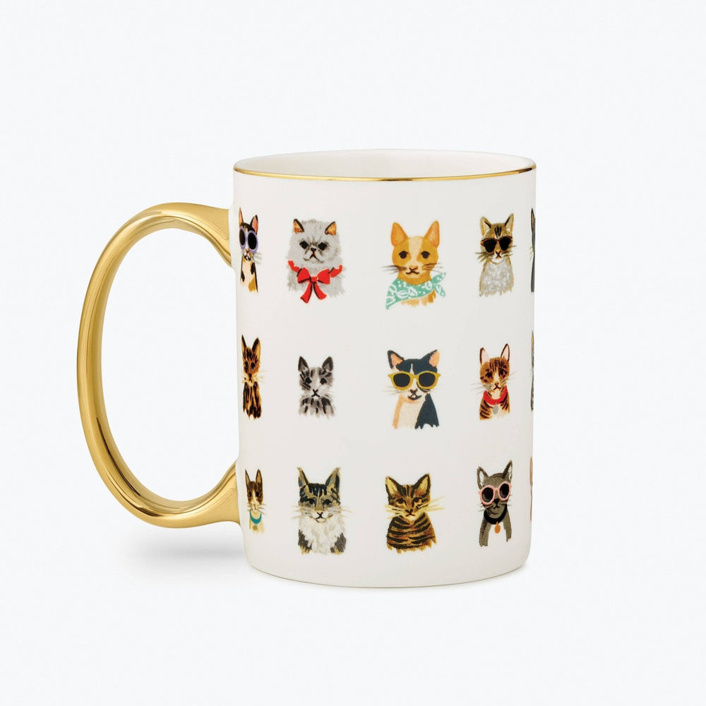 Cool Cats Porcelain Mug - Merry PigletsRifle Paper Co.