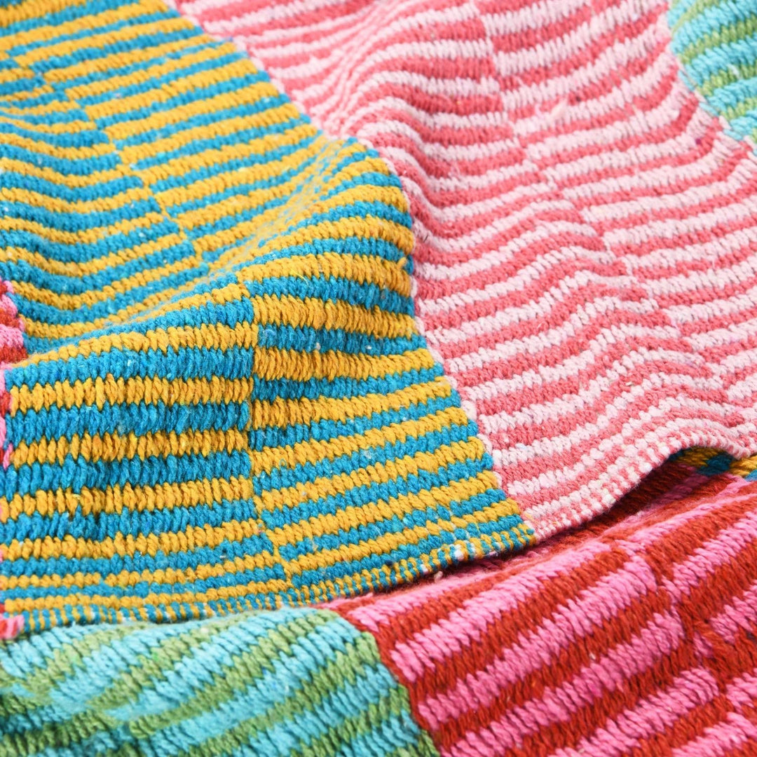 Cotten Blend Striped Throw - Merry PigletsCreative Co - Op
