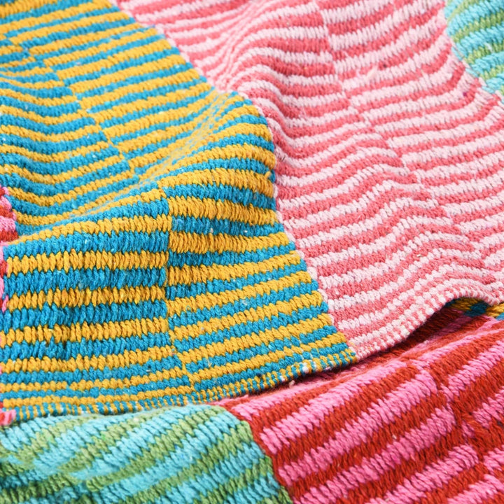 Cotten Blend Striped Throw - Merry PigletsCreative Co - Op