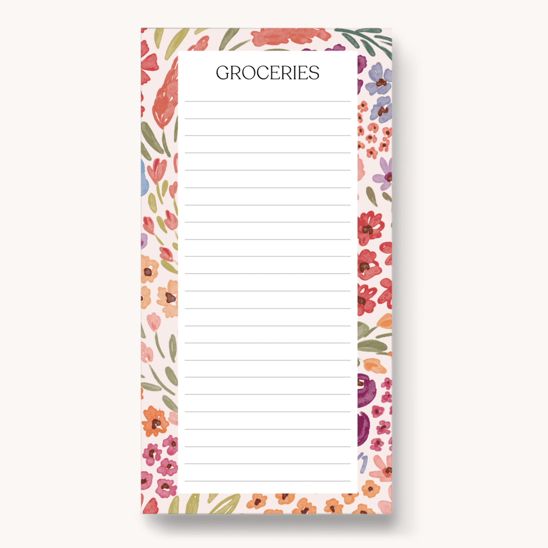 Countryside Magnetic Grocery List Notepad - Merry PigletsElyse Breanne Design
