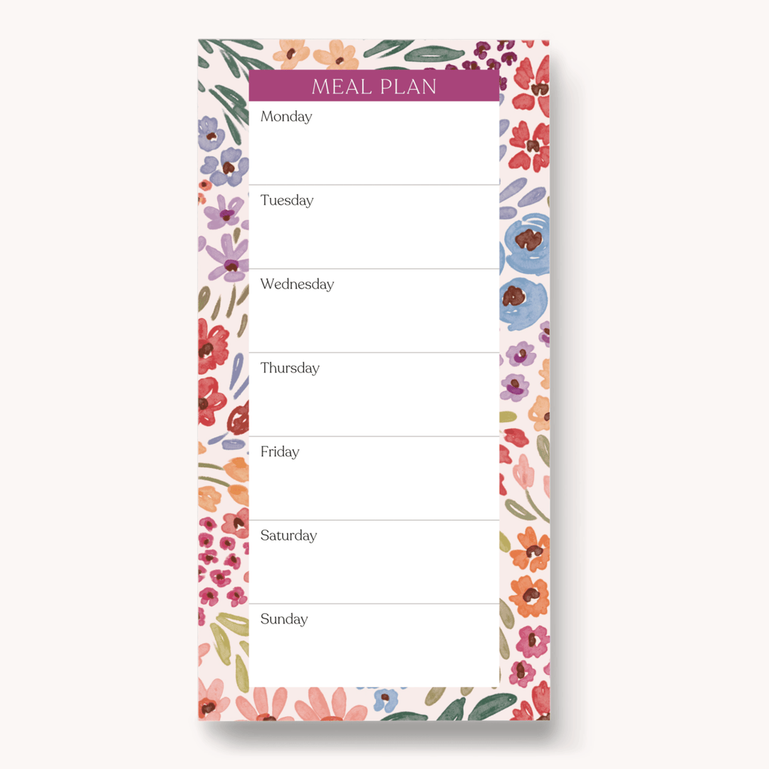 Countryside Magnetic Meal Plan Notepad - Merry PigletsElyse Breanne Design