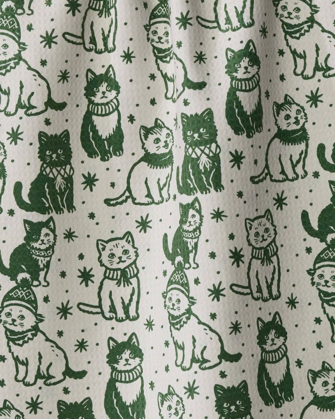 Cozy Kittens Luxe Kitchen Towel - Merry PigletsGeometry
